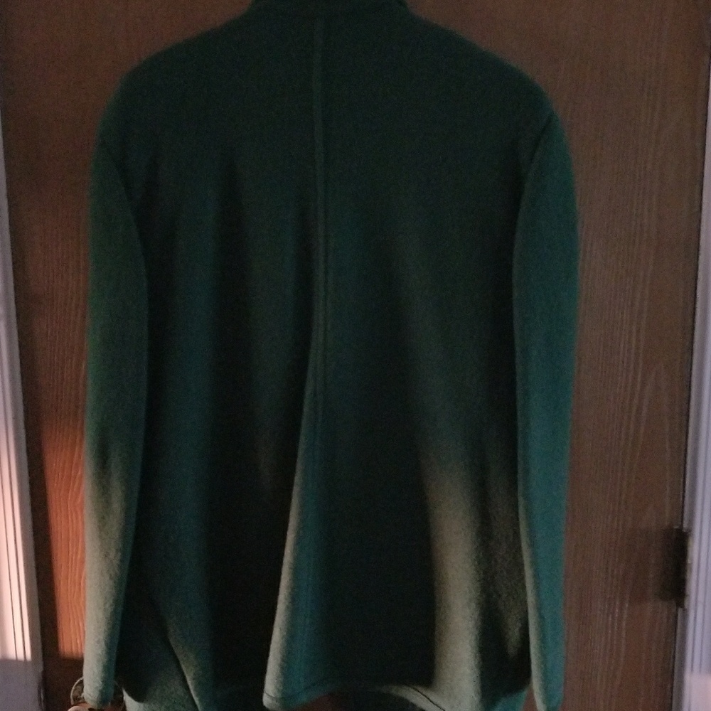 Green wool blazer - Picture 3 of 3